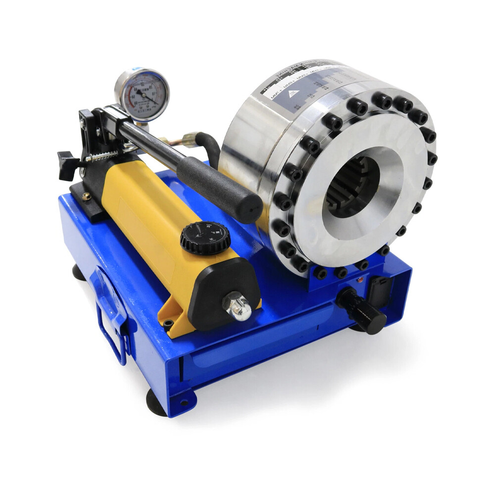 5600KN Hydraulic Hose Crimper Pipe Clamping Machine w/ 8 Sets Dies 10mm-30m