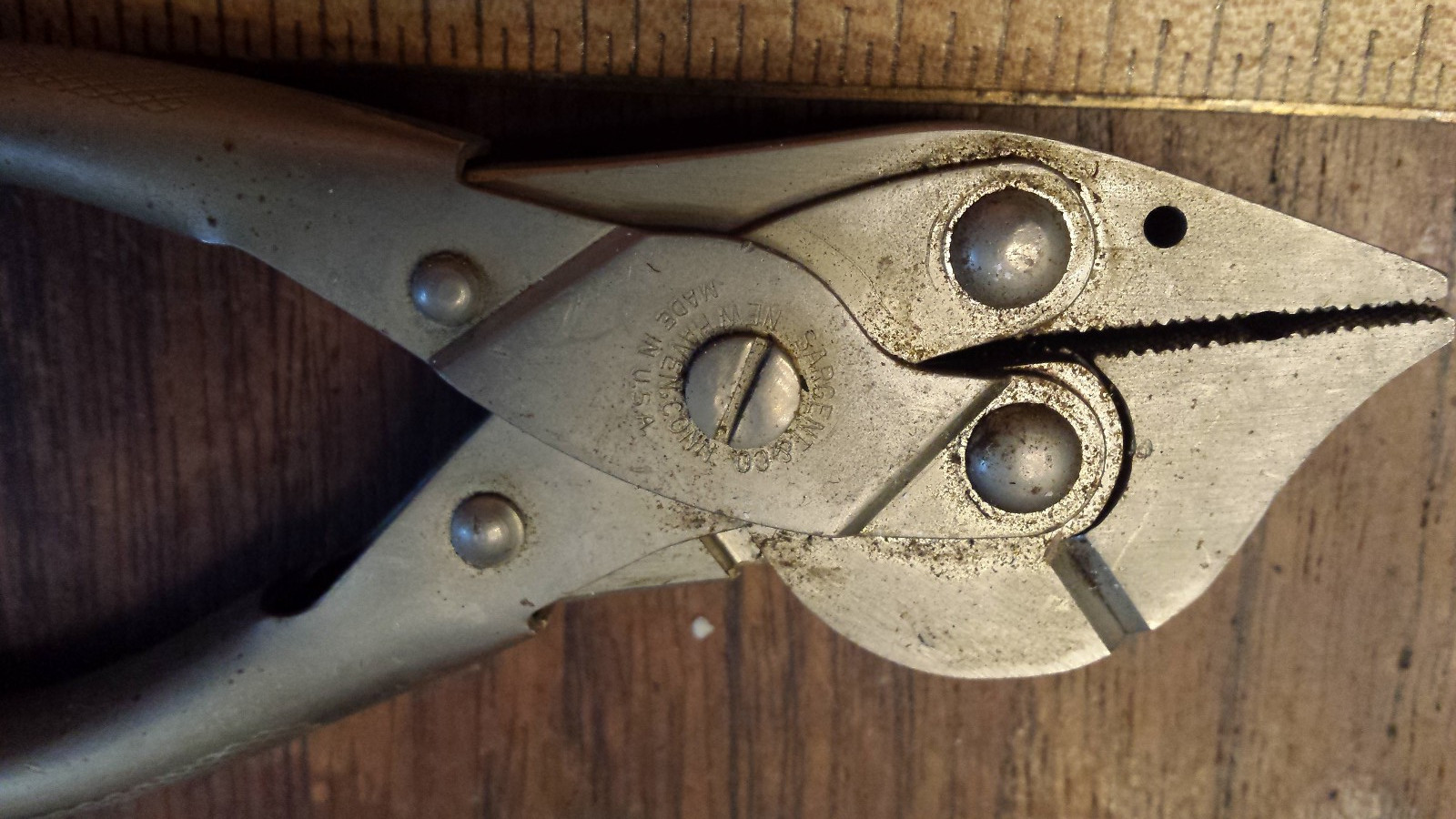 Vintage Imperial Sargent Sportset Knife & Plier Nippers Set With Leather Sheath