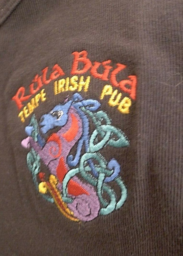 Rula Bula Tempe AZ Irish Pub Embroidered Design - Limited Supply