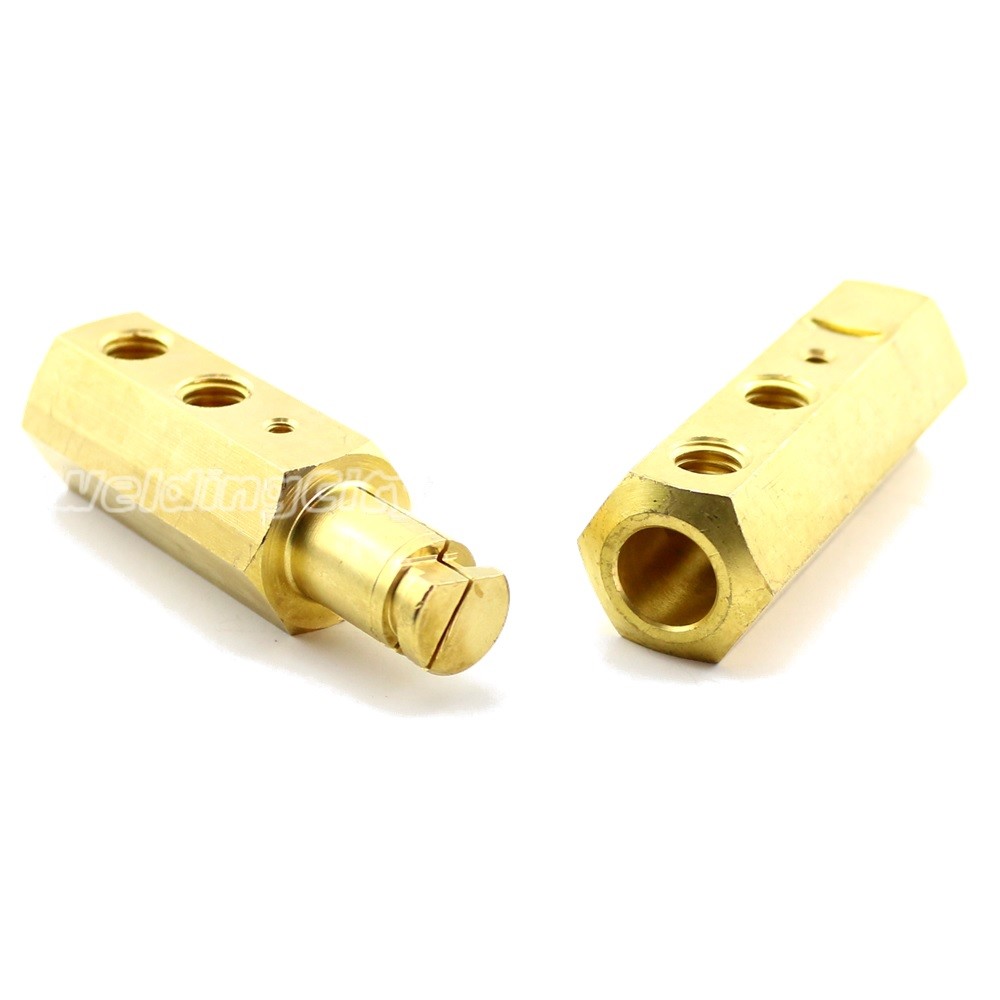 WeldingCity® Tweco-type 4-MPC/LC-40HD Positive Cam Cable Connector Pair 3/0-4/0