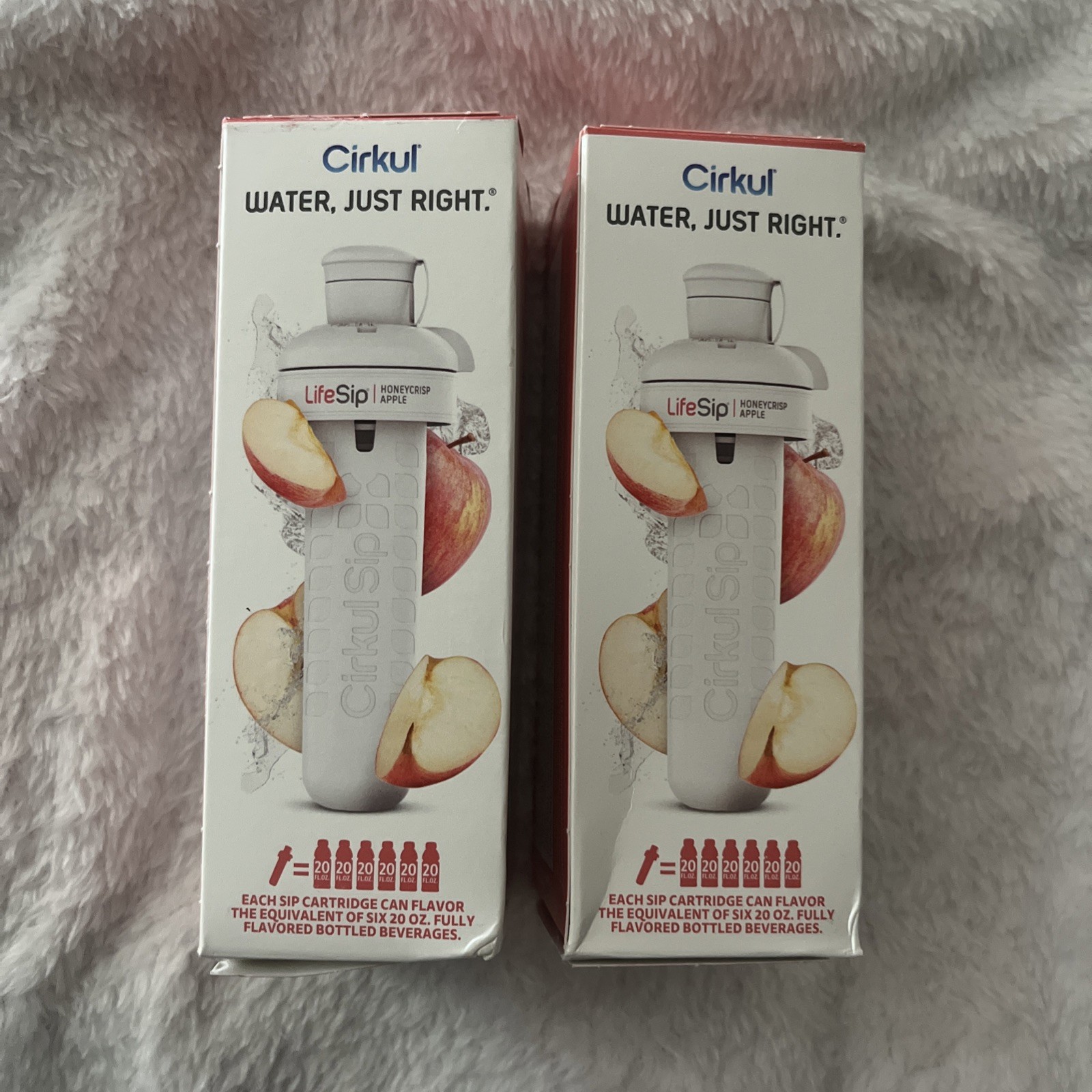 2 Pack - NEW Cirkul LifeSip Flavor Cartridges Honeycrisp Apple.Ex 12/2027