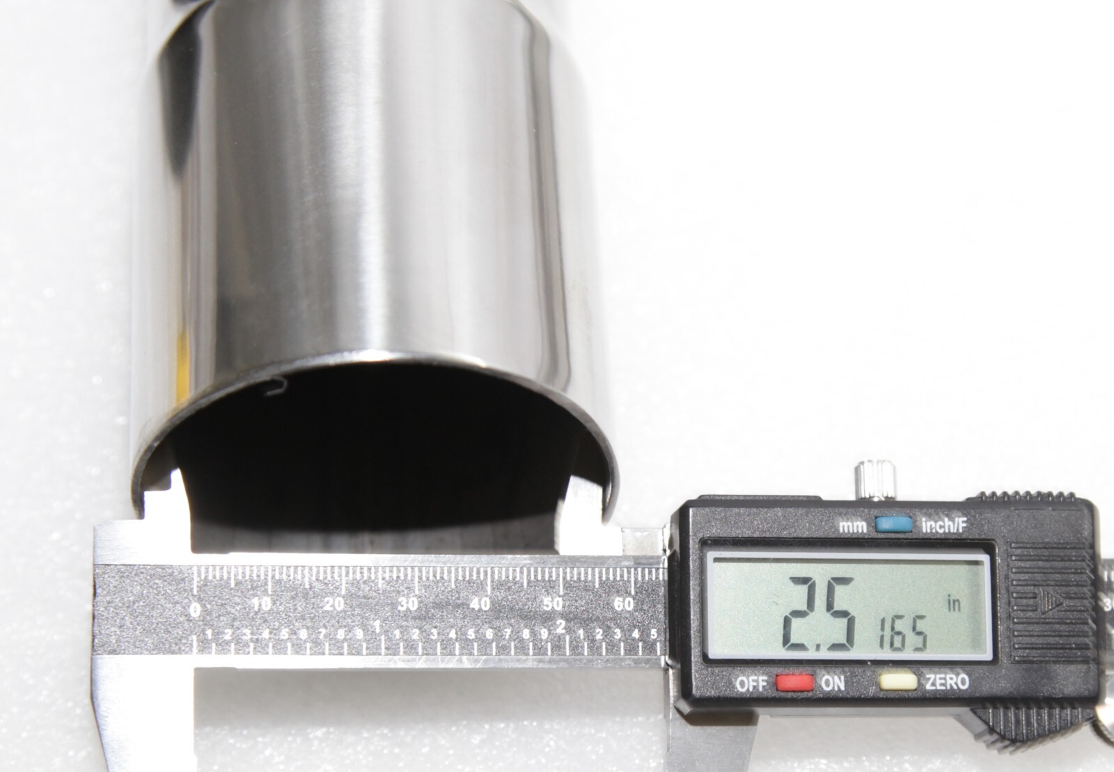 8PCS 2.5" OD Stainless Steel Straight Bend DIY Custom Mandrel Exhaust Pipe Kit