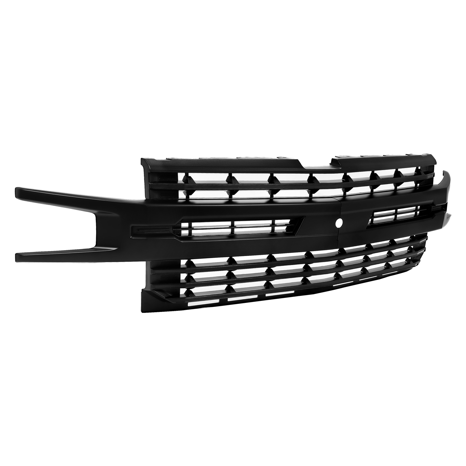 Matte Black Front Bumper Upper Grille For Chevy Silverado 1500 2019-2022 2021