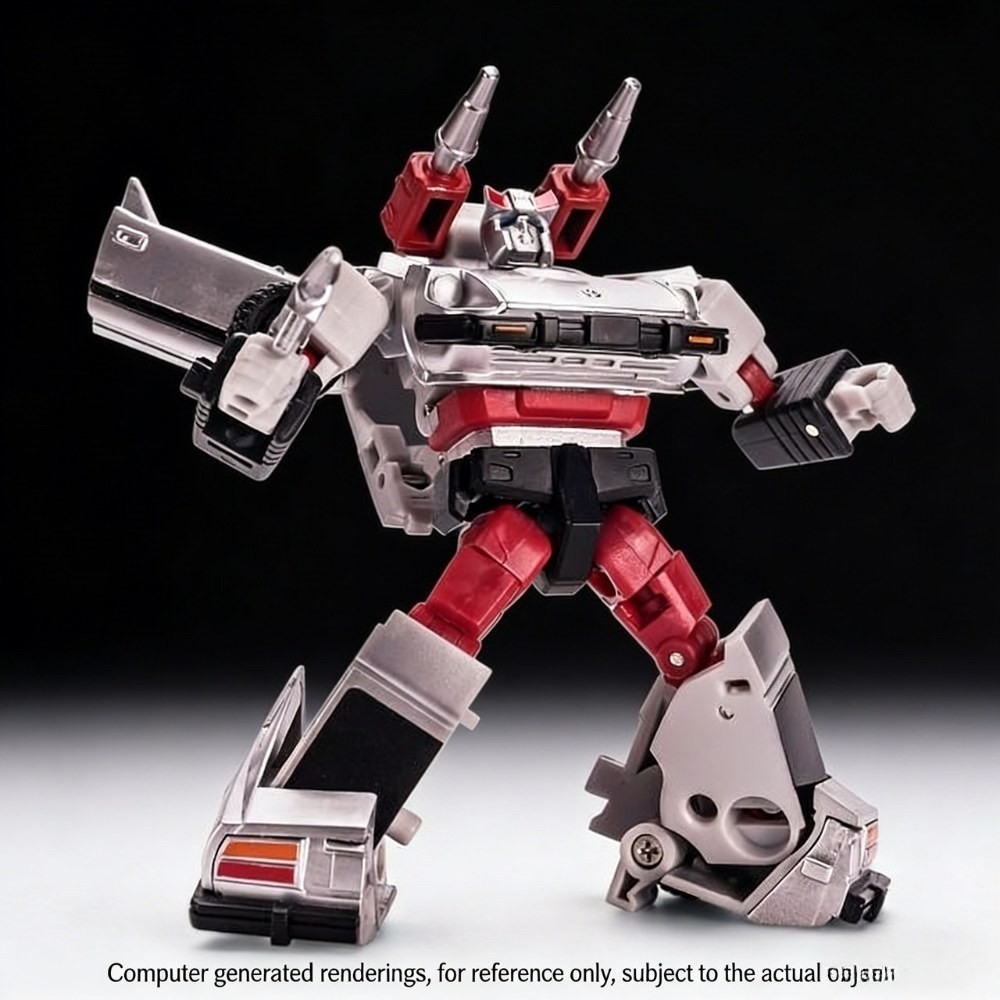 Newage NA H04G Silverstreak Black Rain Gunner Transforming ToyFigure Collectible