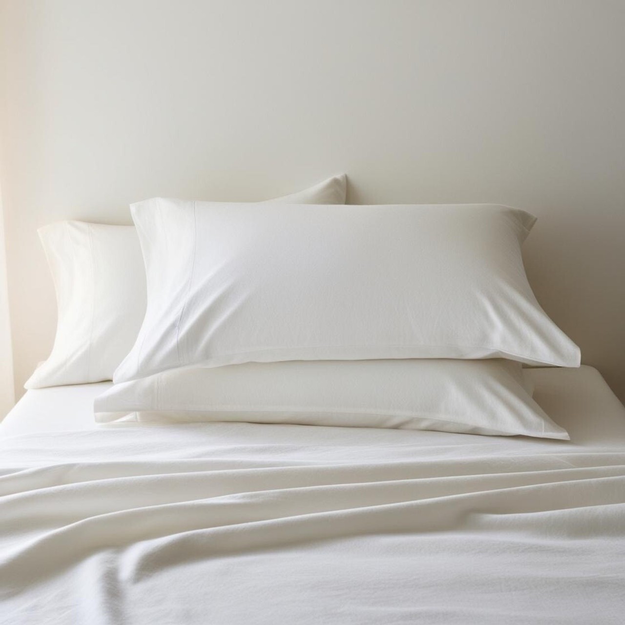 Pillow Protectors Zippered - Standard, Queen & King Sizes T180 Cotton/Poly Bulk