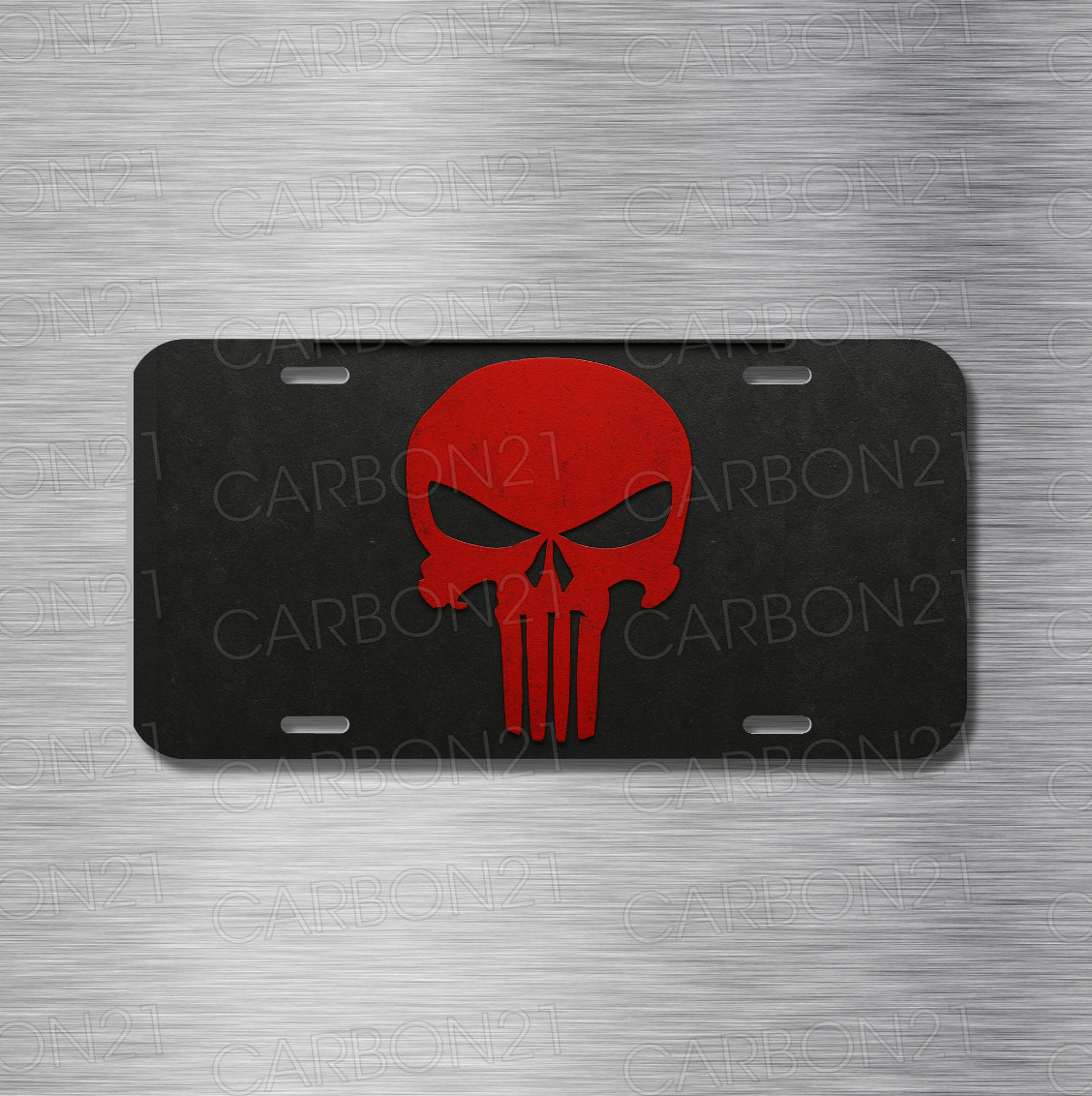 NEW The Punisher Red Skull  Plate CAR SUV Truck