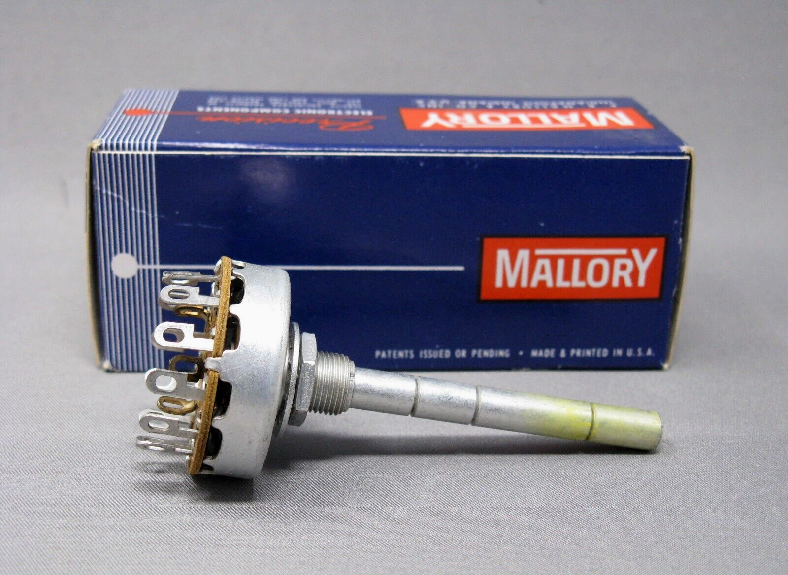 MALLORY #3234J Rotary Switch (Non-Shorting) 3 CKT / 4 POS