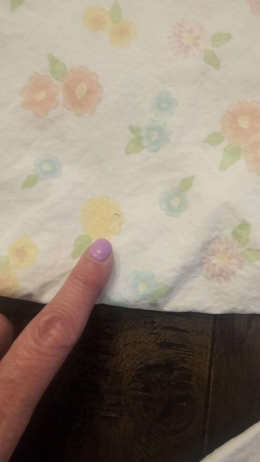 Pottery Barn Kids Floral Pink Blue Yellow TWIN Sheets Fitted Flat + 2 Pillowcase