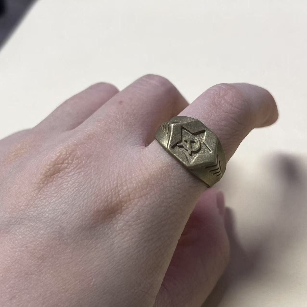 Communist " Hammer and Sickle" ring