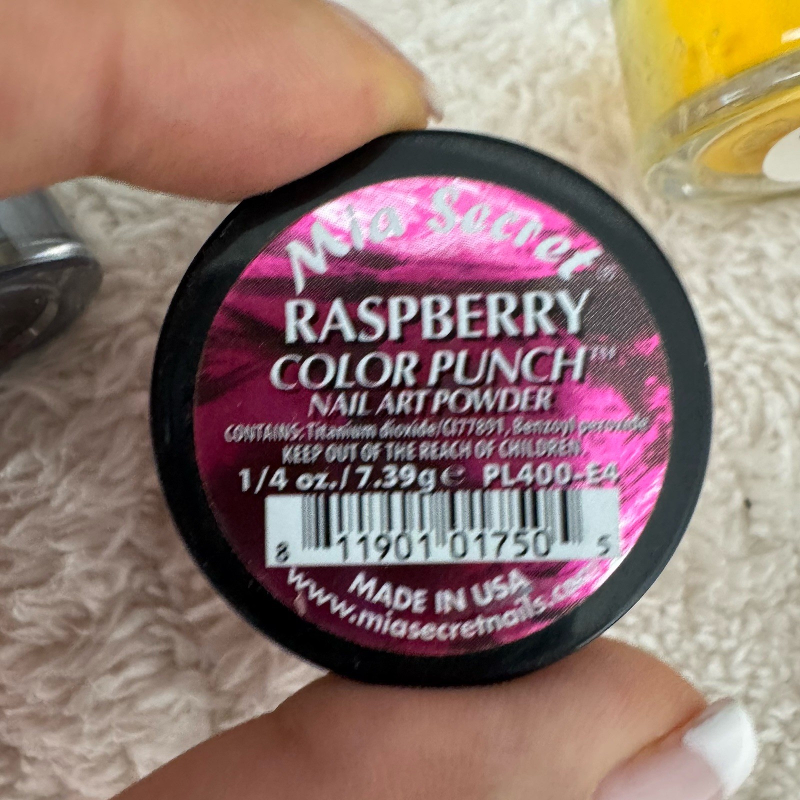 Mia Secret Nail Art Acrylic Professional Powder 10 Colors Sets-Neon Pastel Mixed