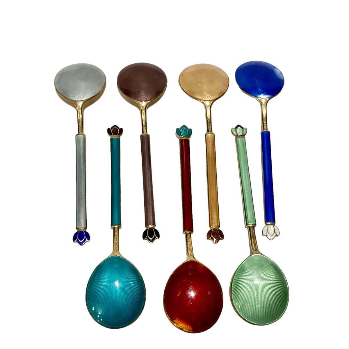 David Andersen Norway Sterling Enamel Demitasse CHOICE OF ONE