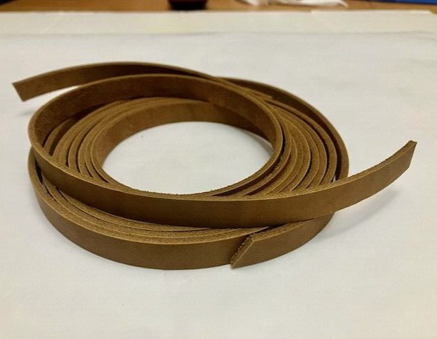 Lace Leather Saddle Strings - 3/8" x 72" - Medium Brown Latigo - 1 pair (F72)