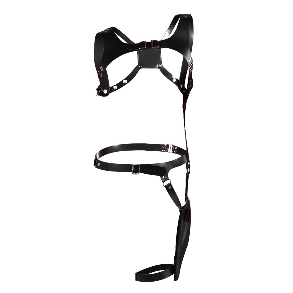 RE4 Remake Ada Wong Harness Shoulder Holster Harness Gun Bag Halloween Cosplay