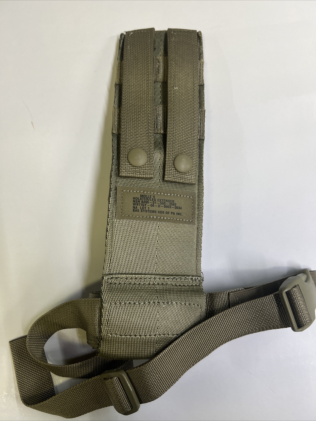 USGI MOLLE Pistolman Pocket Set OCP Multicam 4 9mm Mag Pouches Holster Extender