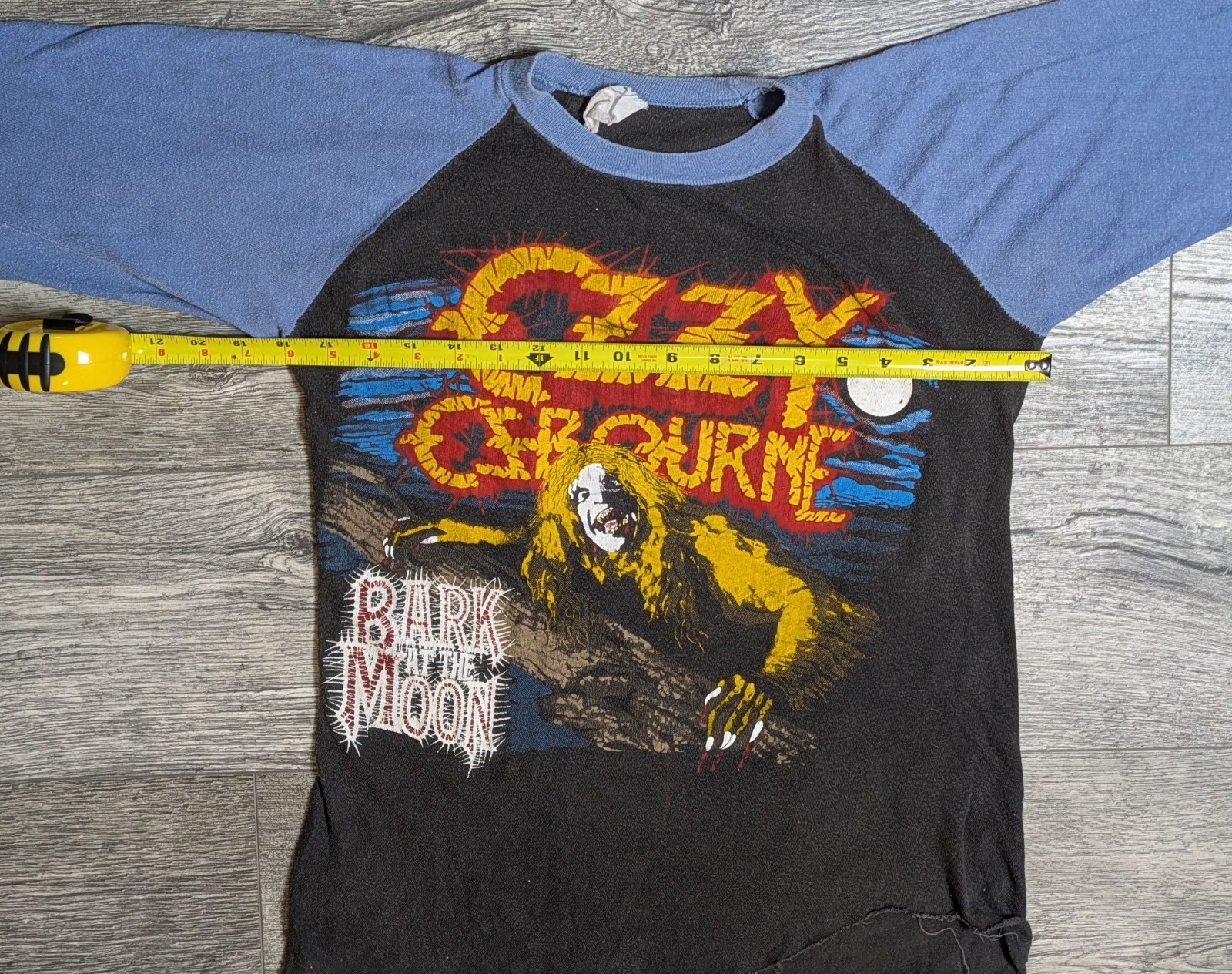 Ozzy Osbourne Bark At The Moon Concert Tee shirt 1984 Motley Crue Vintage