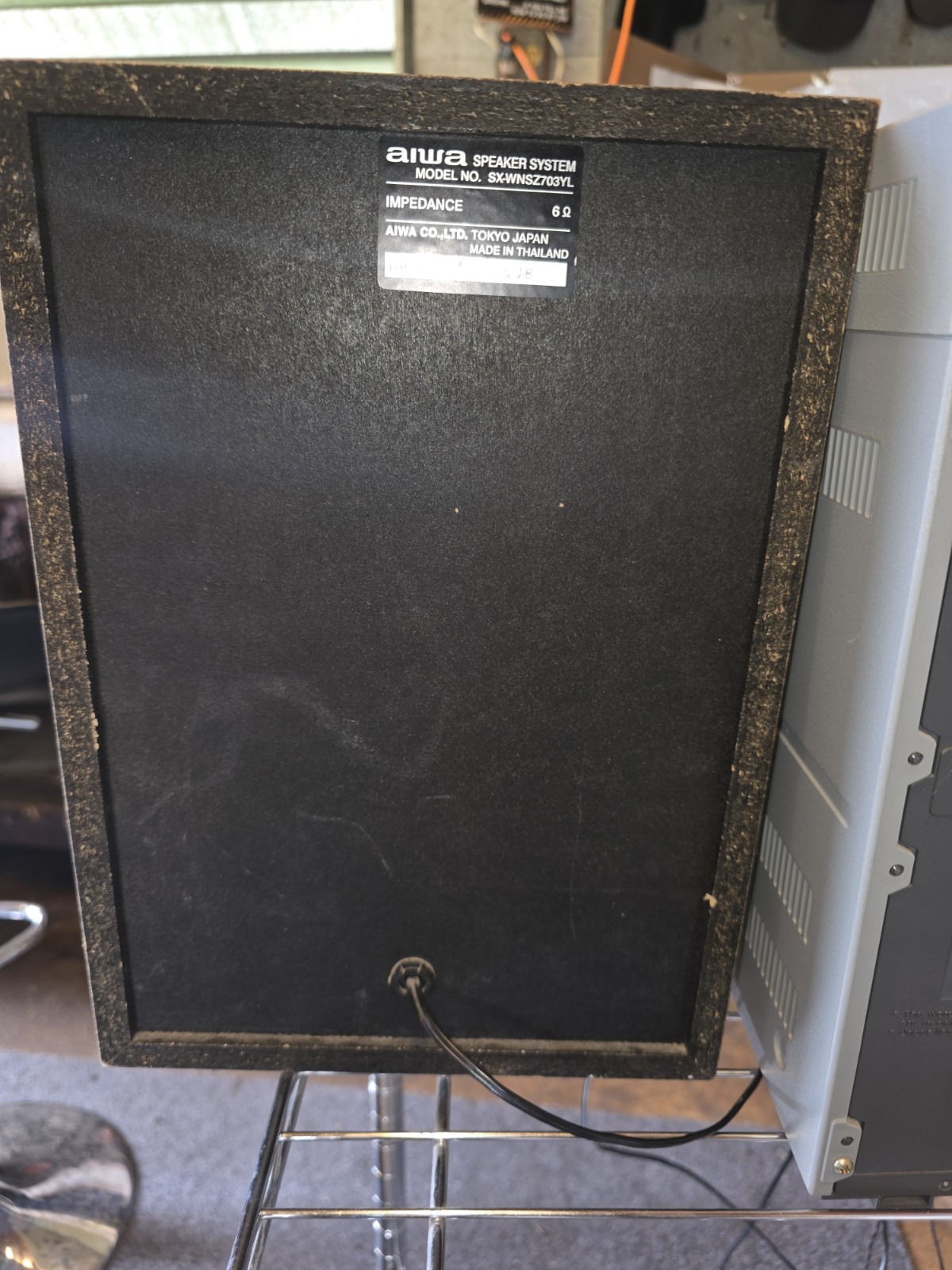 AIWA CX-NSZ705HT Compact Stereo System w/ Dual Powered Subwoofers – AM/FM Works