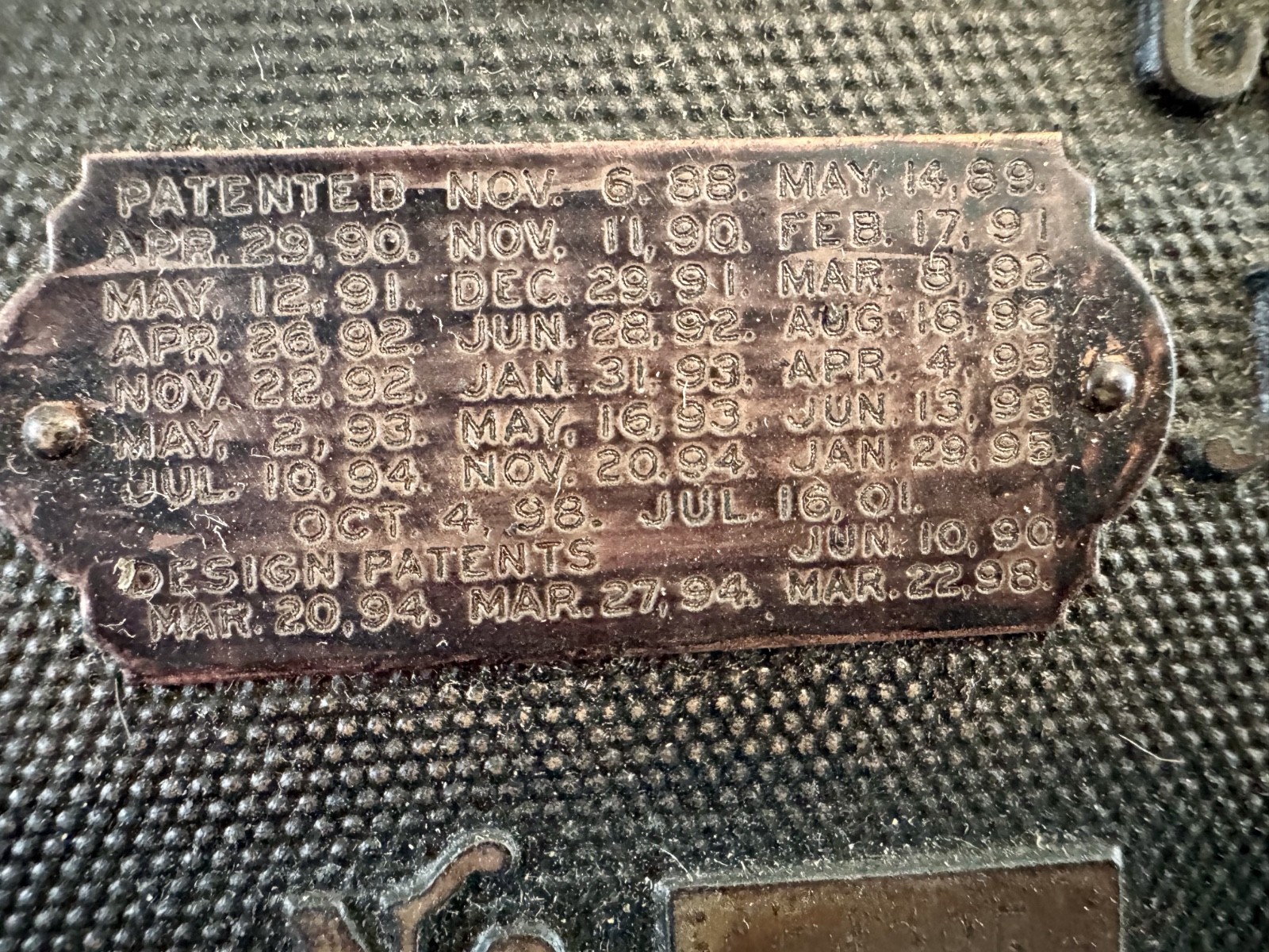 1890 WESTON Switchboard Factory AMMETER Amperage Amp Meter Panel Mount 10"