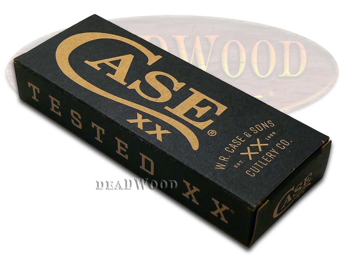 Case xx Knife Boxes for Pocket Knives Black & Tan Quantity of 5
