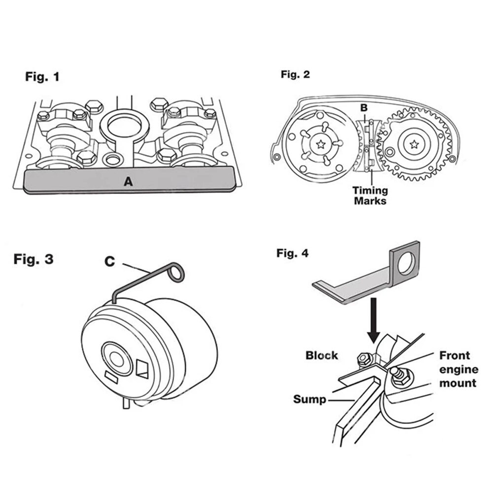 Camshaft Timing Tool Kit For Chevy Cruze Fiat Alfa Romeo 1.4 1.6 1.8 16V