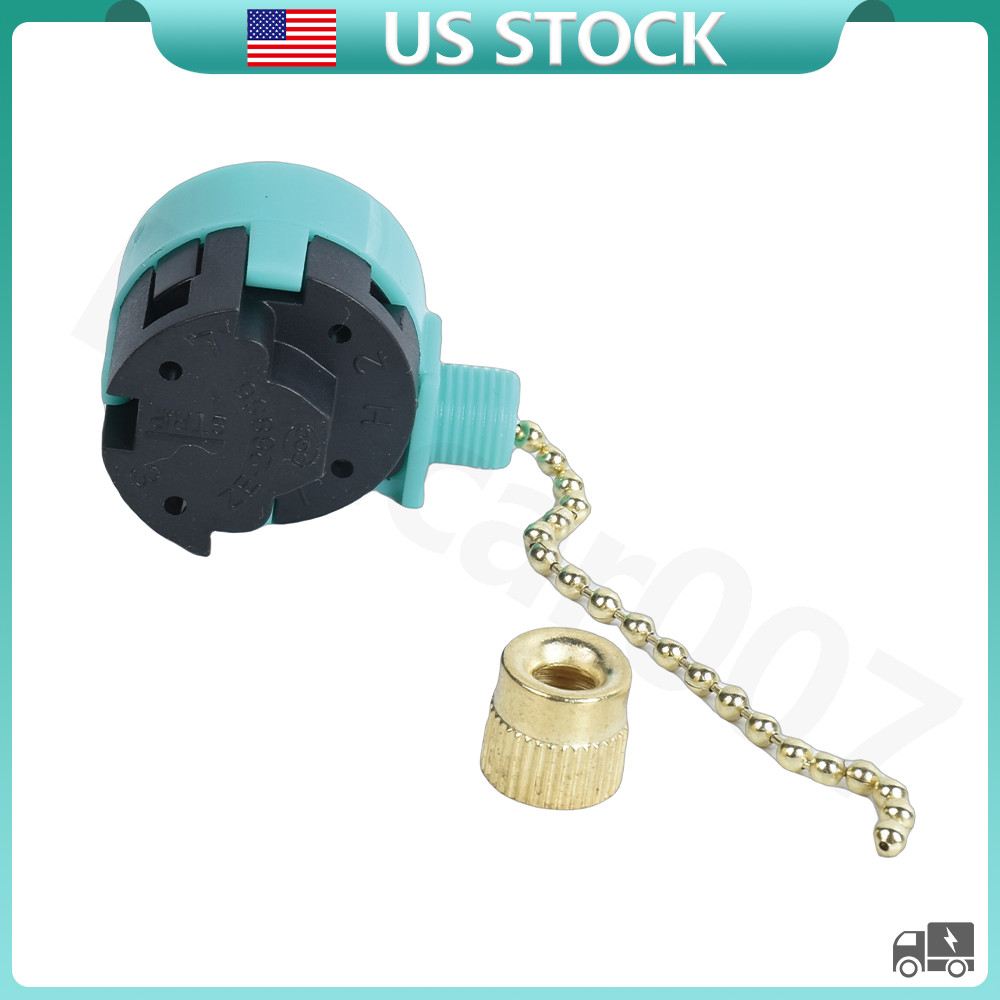 3 Speed 4 Wire Ceiling Fan Switch For Hunter Harbor Breeze Hampton Bay ZE-268S6