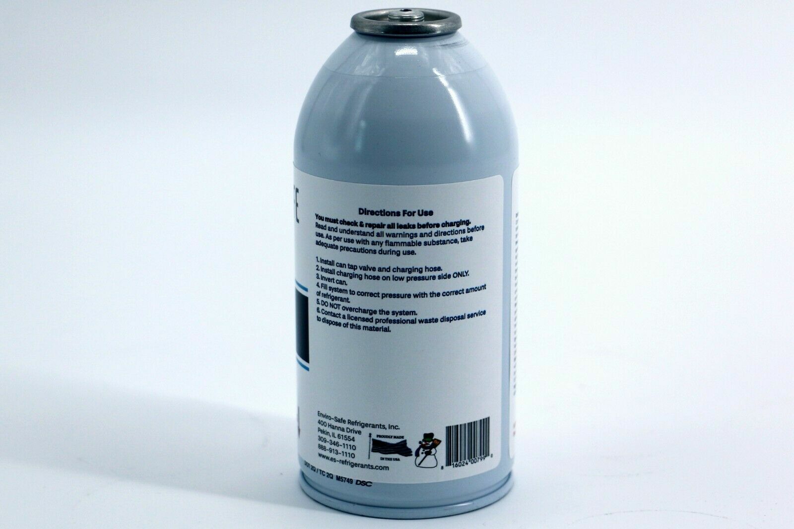 R600a Refrigerant with Proseal & Prodry (3 cans) & Top Tap Kit #8091 UPRIGHT CAN