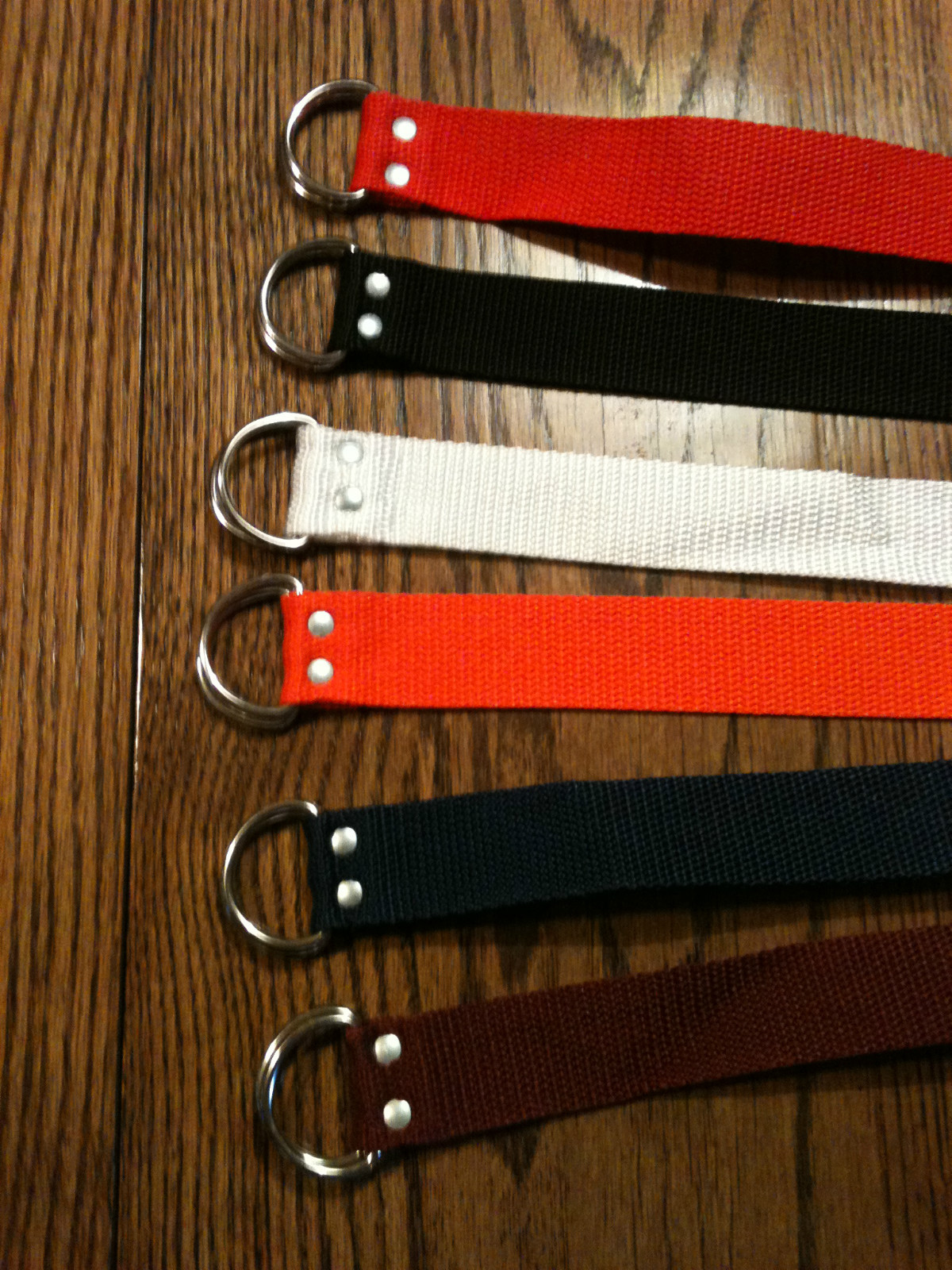 ASI PWL Football Belt, Size 1.25 x 58, D-Ring, White