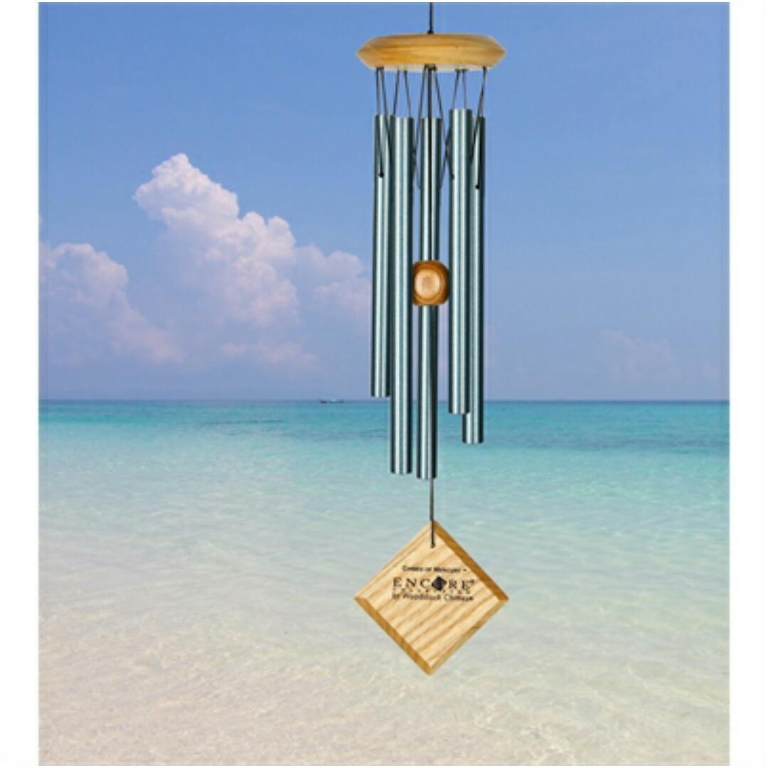 WOODSTOCK CHIMES OF MERCURY Verdigris WIND CHIME 14" NEW In Box FREE SHIPPING