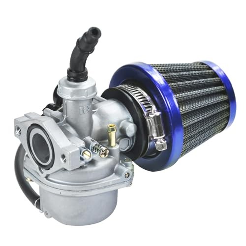 PZ19 Carburetor Carb Air Filter Fuel Line Kit for 50cc 70cc 90cc 110cc BLUE