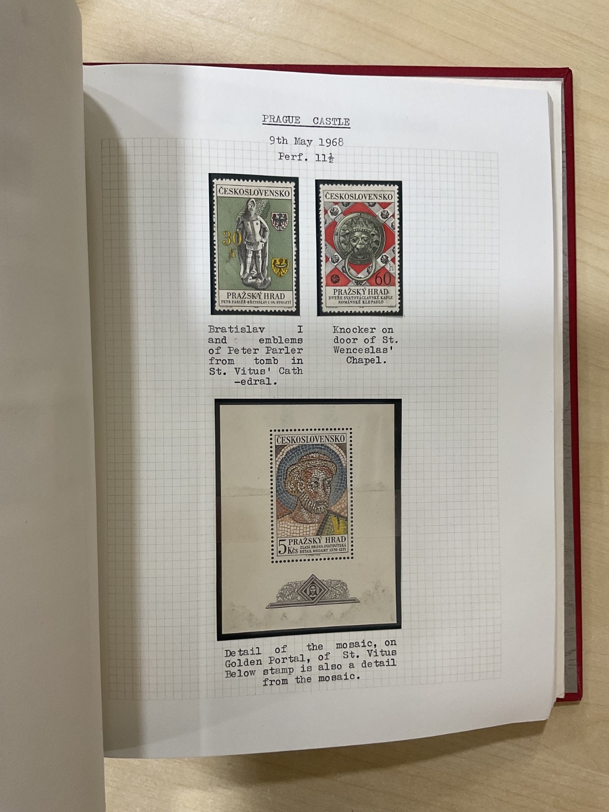 Czechoslovakia stamps. 1938 - 1970. Mint. Well written up album. G/109