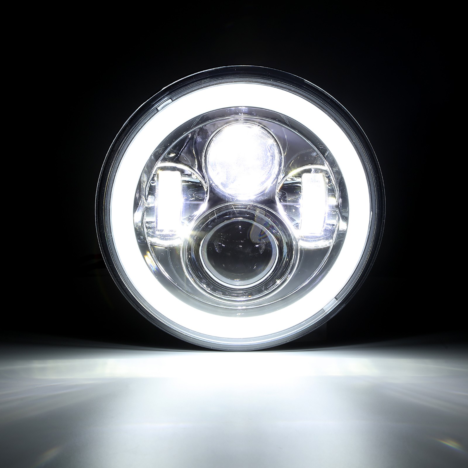 7" LED Headlight + Passing Lights Bar For Honda VTX1300C VTX1800C VTX 1800 N