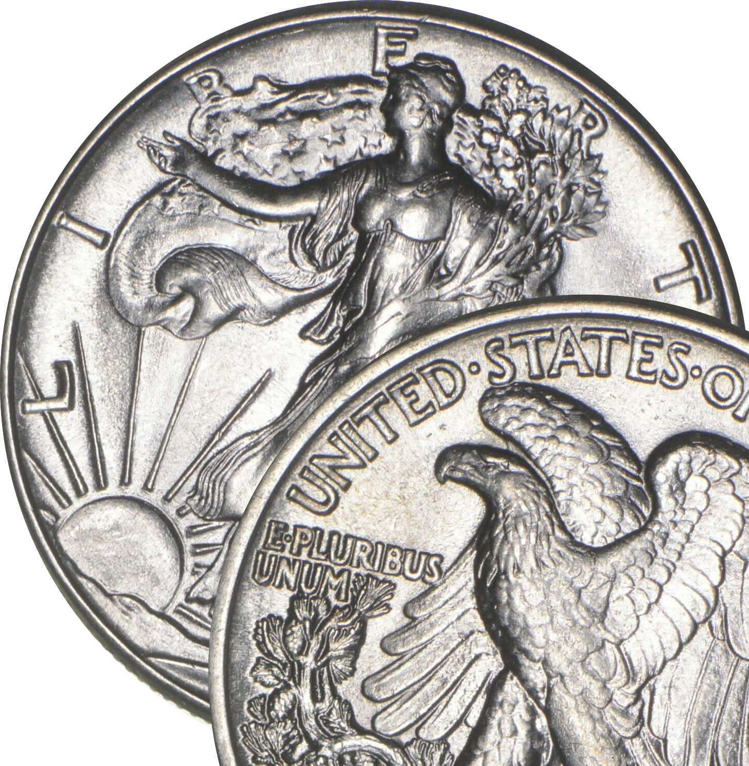 Choice BU - 1942 Walking Liberty Half Dollar - 90% Silver - Uncirculated Unc