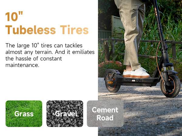 NAVEE GT3 Electric Scooter for Adults, 20MPH, 31 Miles Range,10" Tires, Commuter