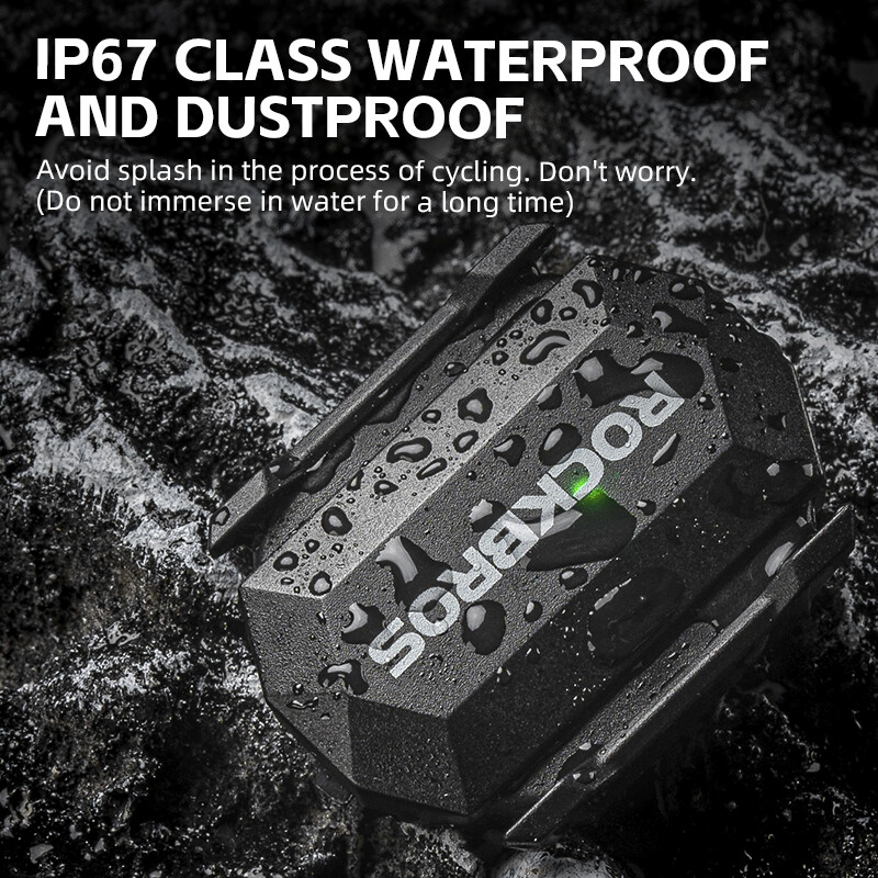 ROCKBROS Bike Wireless Computer GPS Heart Rate Monitor ANT+ Smart Speedometer