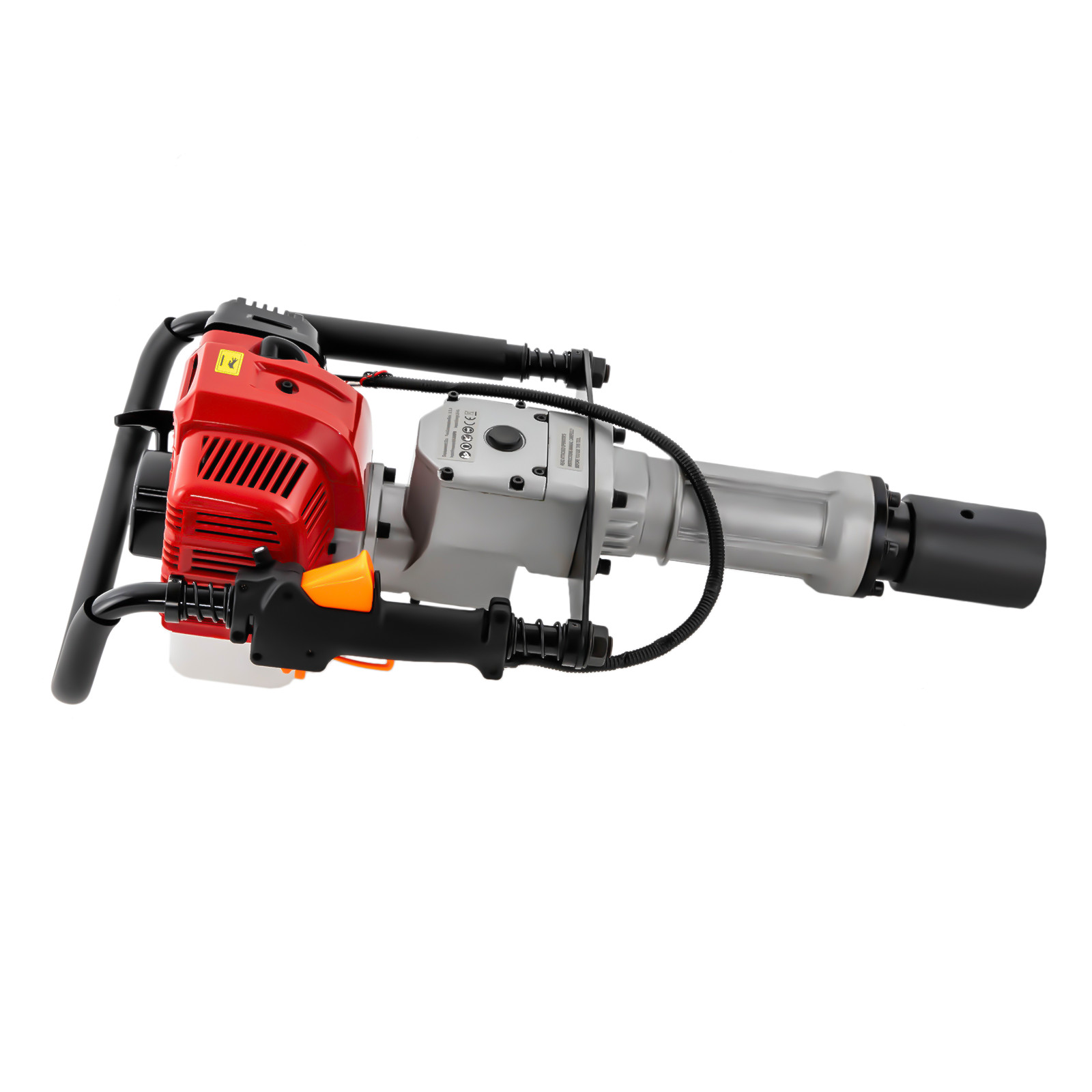 2.3HP Heavy Duty Gas Powered 52CC Fence Pile Driver T-Post Push Gasoline Engine