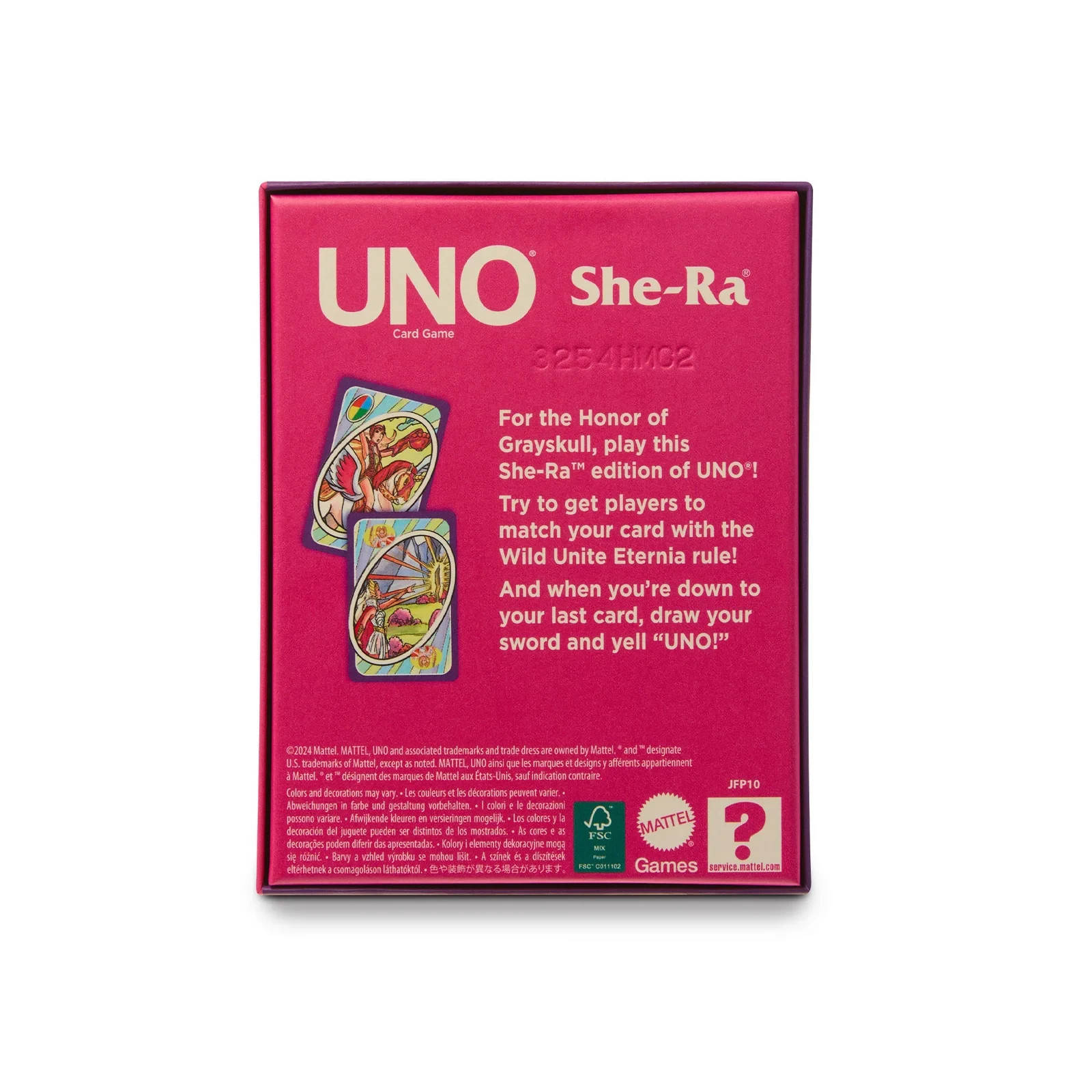 Mattel - UNO - She-Ra Princess of Power Fandom MOTU Card Game Deck - New