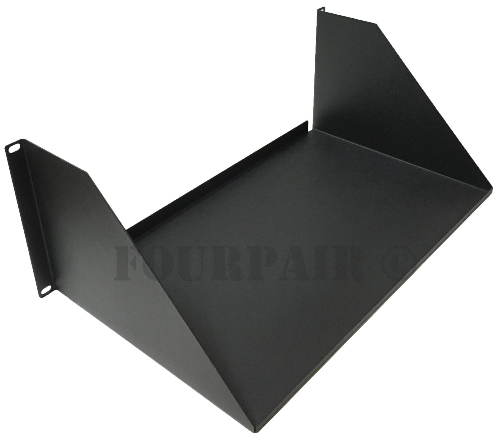 19" 4 Space Heavy Duty Steel Cantilever Relay Rack Mount Data Shelf 4U 10" Deep