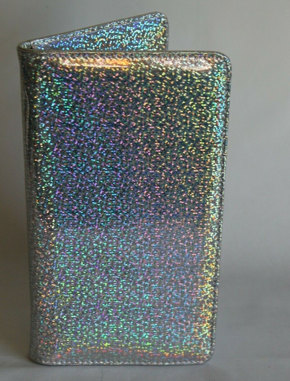 Server Book Glitter Book Organizer Wallet Zipper Pocket for Waitress Waiters NEW