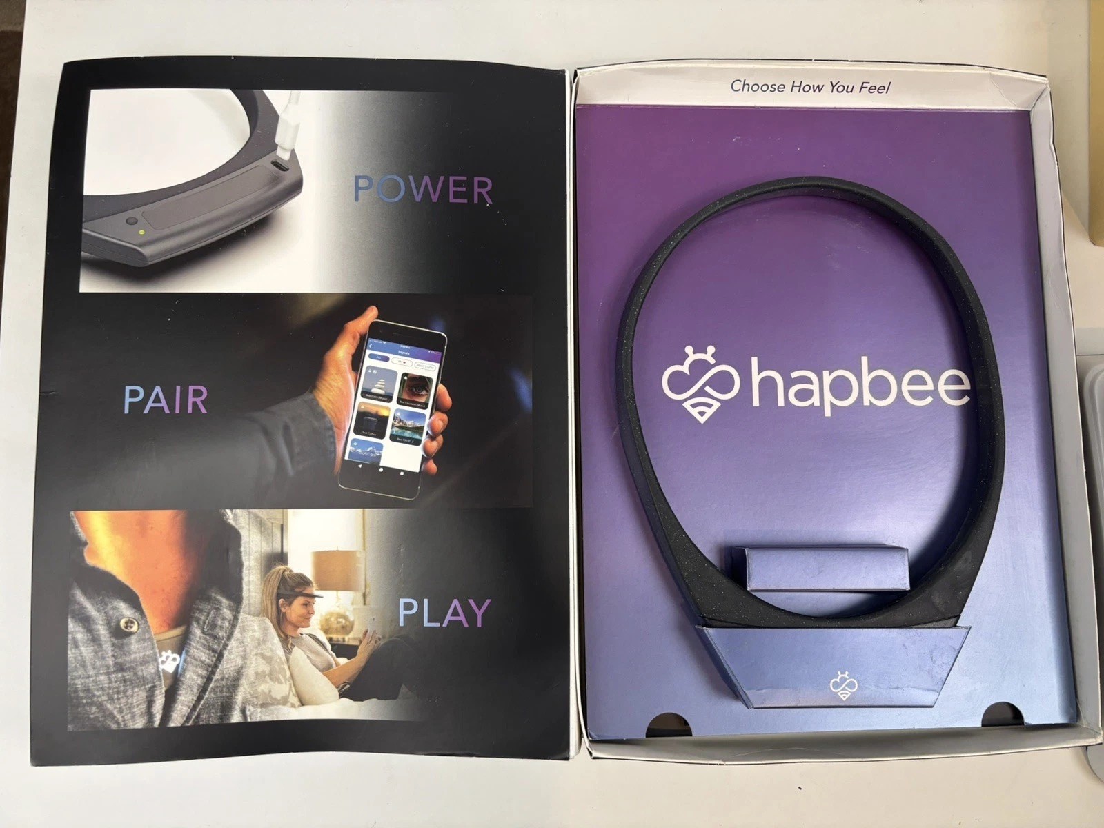 Hapbee Smart Electromagnetic Therapy Neckband Wearable Health Model AC100