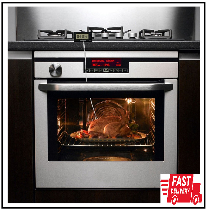 Digital Oven Thermometer Heat Resistant up to 572°F/300°C, LCD