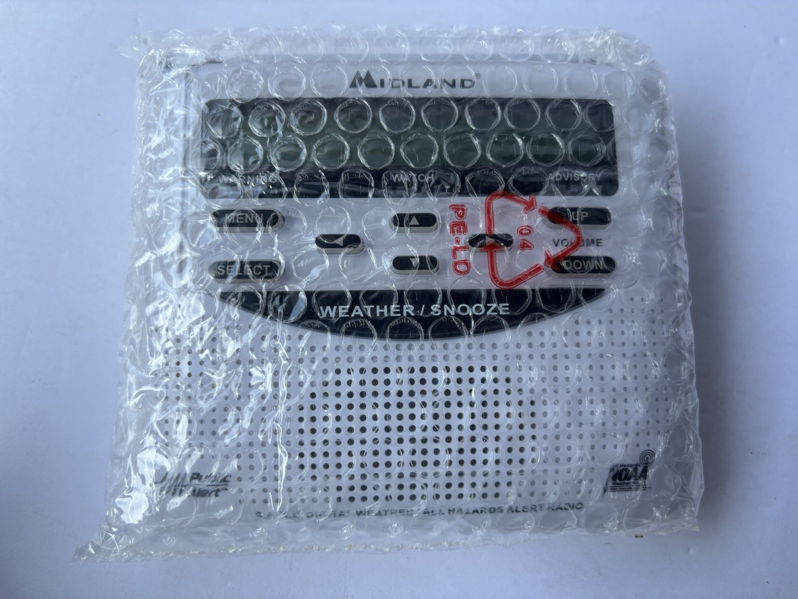 Midland WR-120EZ NOAA Weather Alert Radio - Brand New In Open Box