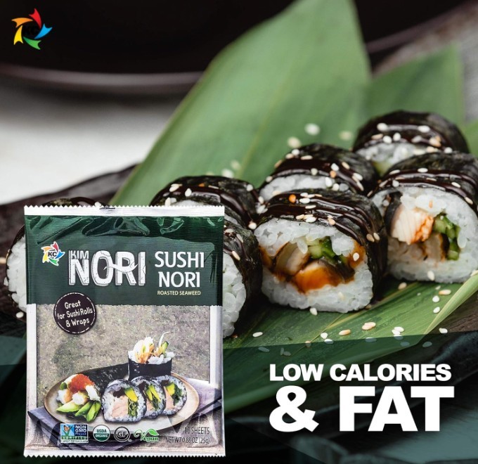 Roasted Seaweed Sushi Nori 25g, 30 sheets