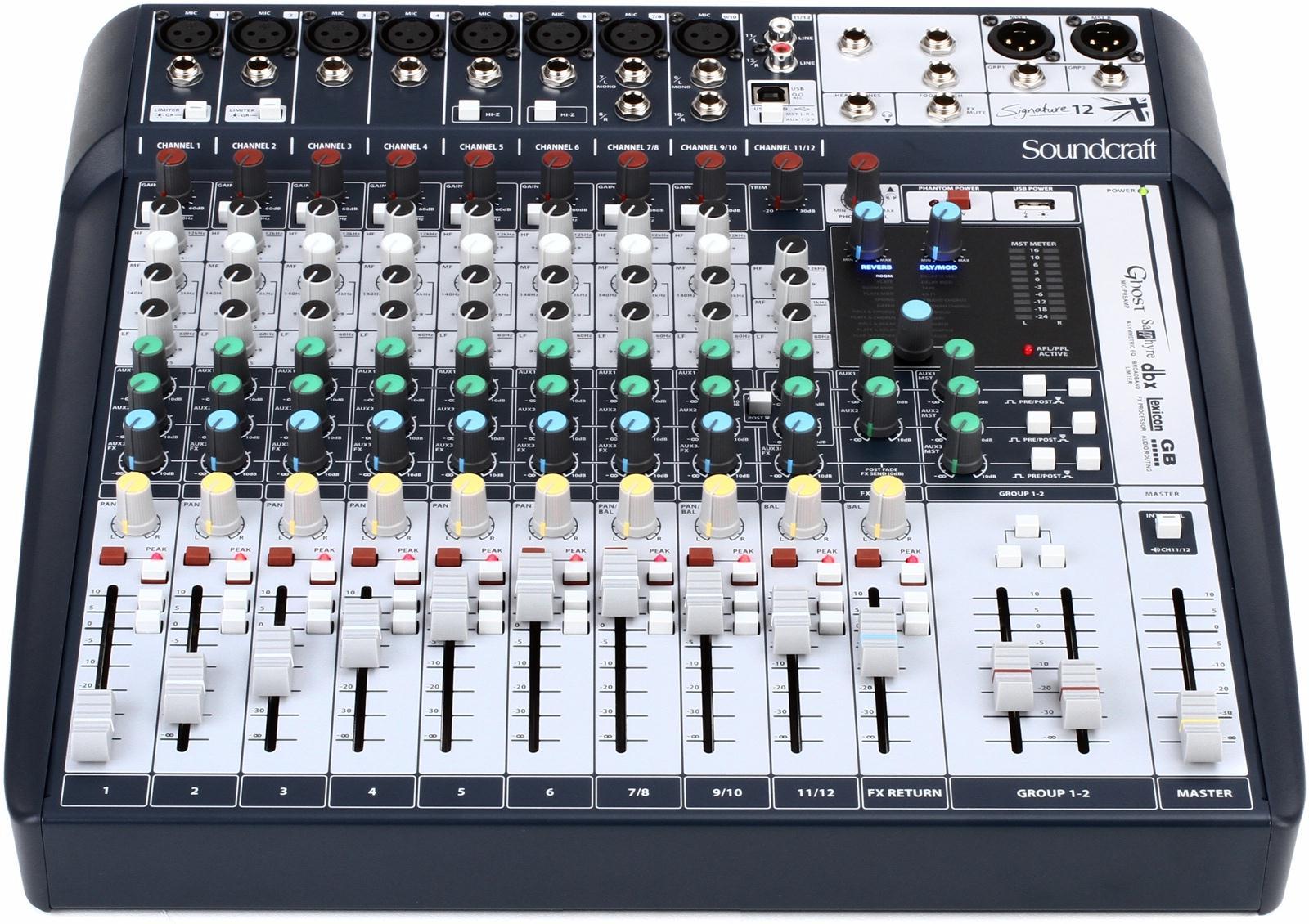 Soundcraft Signature 12 USB Mixer Authorized Dealer Fast Free USA Shipping!