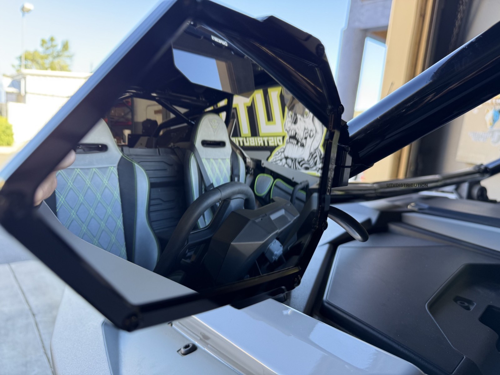 Chupacabra Offroad Cuero Baja Mirrors + Baja Designs Squadron Lights White 1-7/8