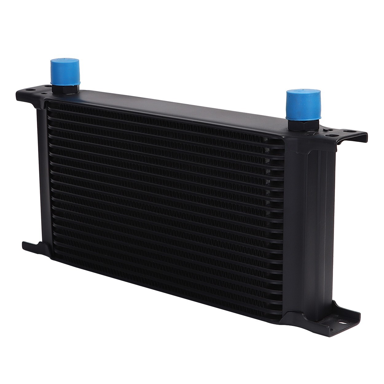 Oil Cooler 19 Rows 10AN Stacked Plate Transmission Engine Cooler Universal Black