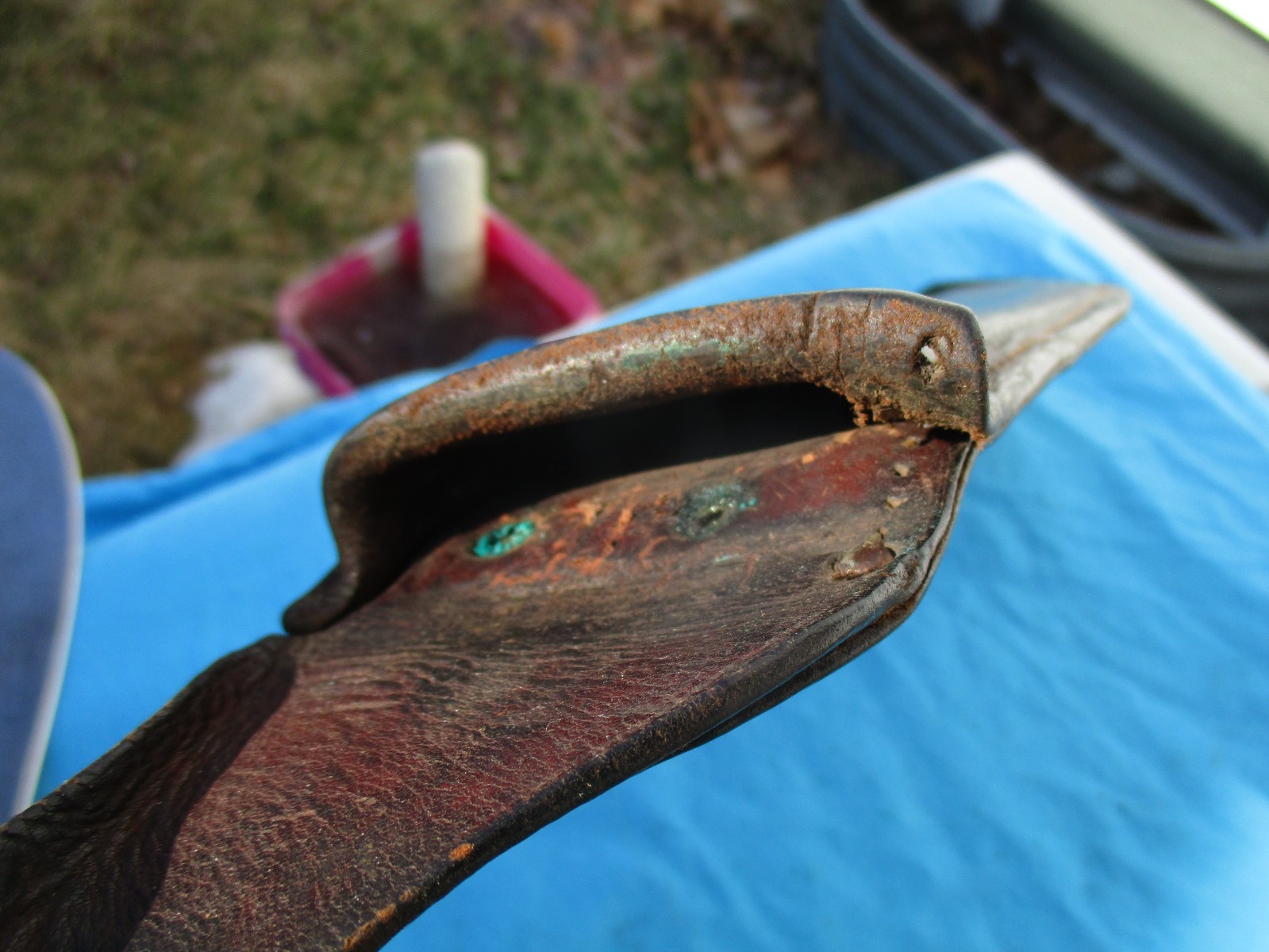 Vintage Western Bowie Knife 1960s Vietnam Era Old Used (Not Marked W49)