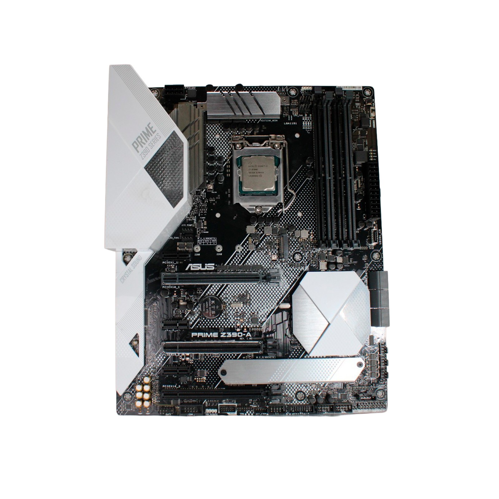 ASUS Prime Z390-A LGA 1151 ATX Motherboard w/ i7-8700k CPU & I/O Shield | No RAM