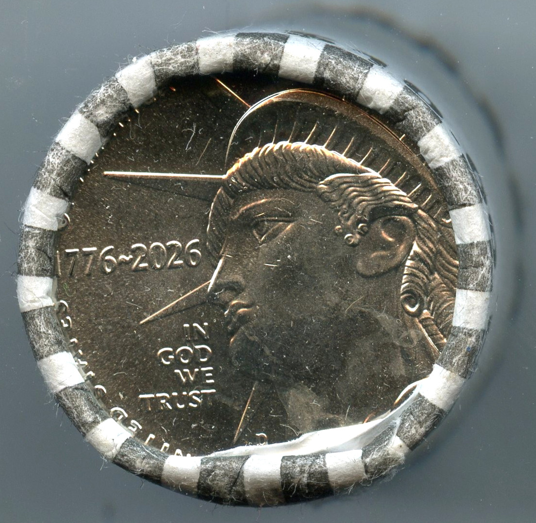 2026-D Enduring Liberty Half Dollar $10 Roll 20 Coins Semiquincentennial - JR269