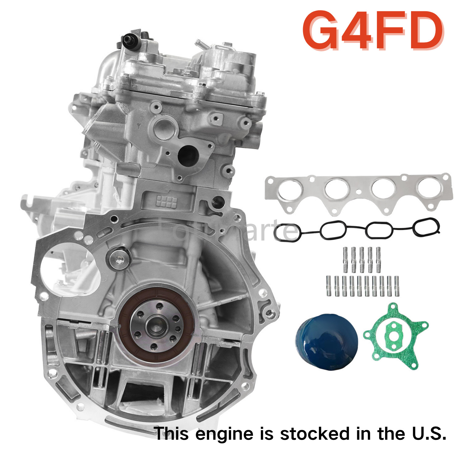 G4FD 1.6L Engine Assy Long Block 1591CC GAS For Hyundai Kia Rio Soul 2012-2019