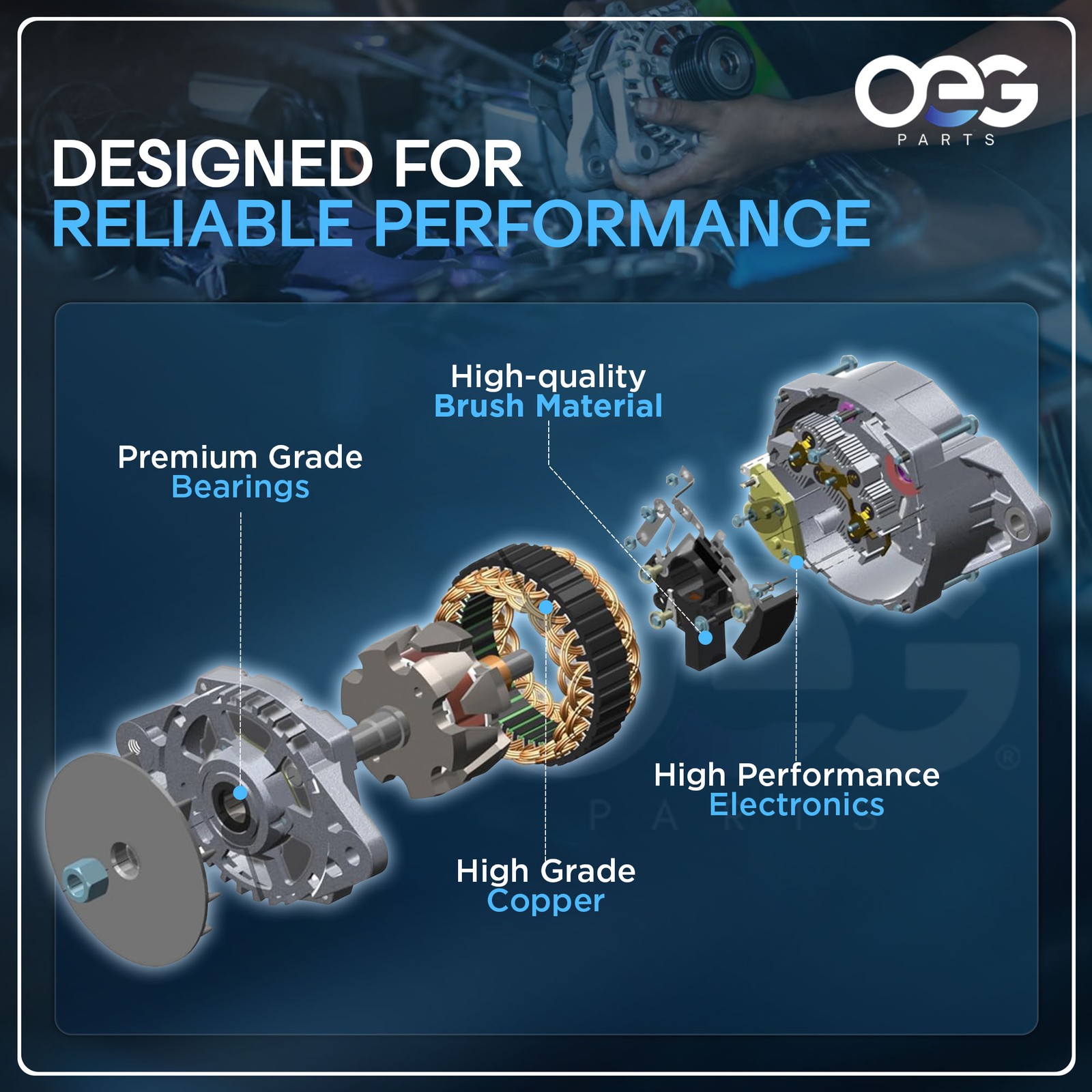 New Alternator For Lexus RX350 3.5L 2016-2022 270600P370A 27060-0P370 270600P370