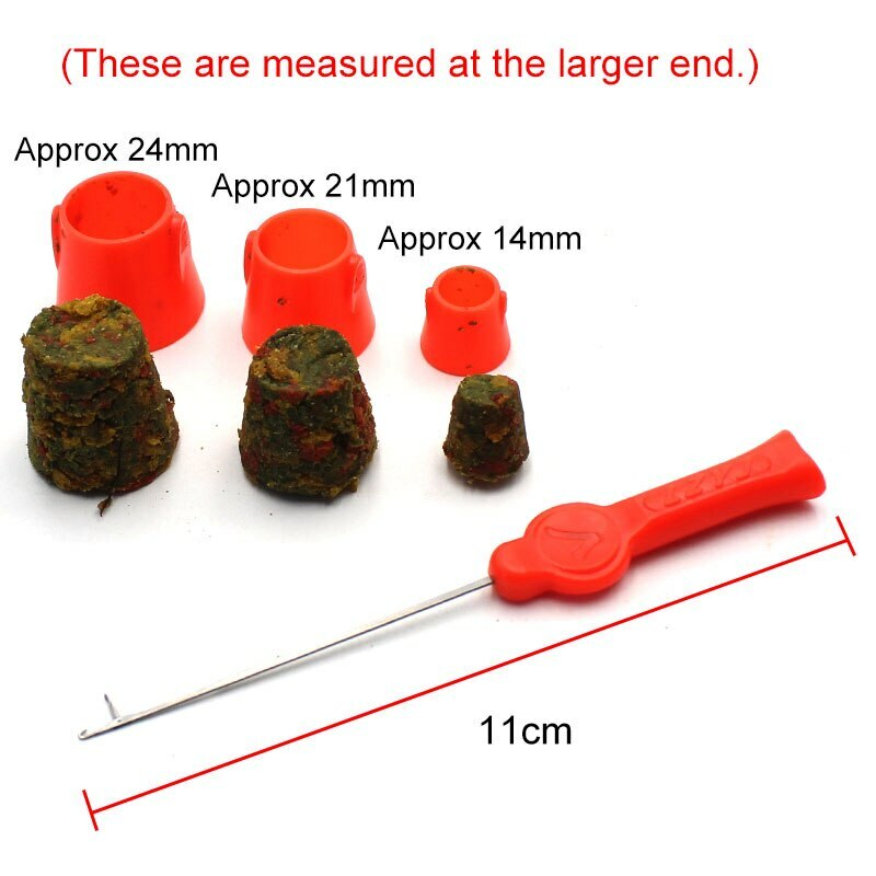 Pellet Cones And Needle NEW Coarse Fishing Pellet Cone Kit